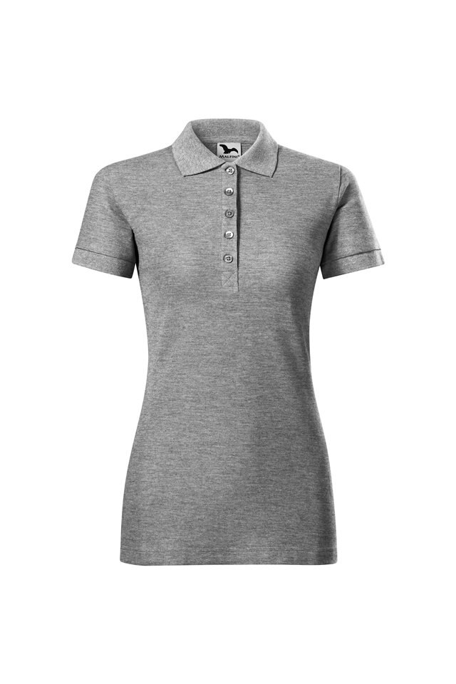 Tricou polo pentru dama - 216, Gri inchis