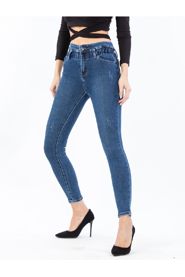 Blugi Dama Sharlene Six Albastru