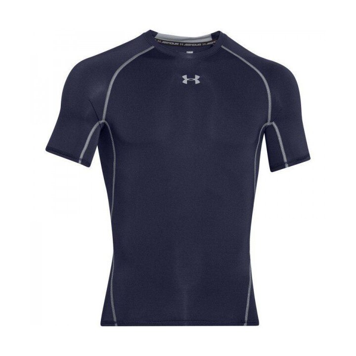Tricou de compresie pentru barbati cu maneci scurte UA HG, marime: S, ALBASTRU