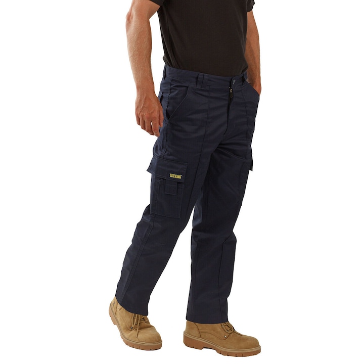 Мъжки работни панталони Site King SKT-002-M-NV-W30S, Джоб за инструменти, Тъмносин, W30S Short