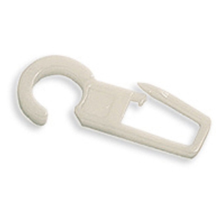 Set carlige Sunpro O10 mm ranforsate, albe, 10 buc.