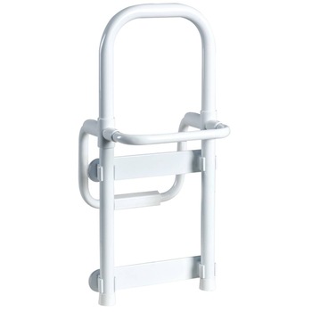 Balustrada de protectie pentru cada, Primanova, Alb, Inox, 51.4 x 22.5 cm Balustrada de protectie pentru cada, Primanova, Alb, Inox, 51.4 x 22.5 cm