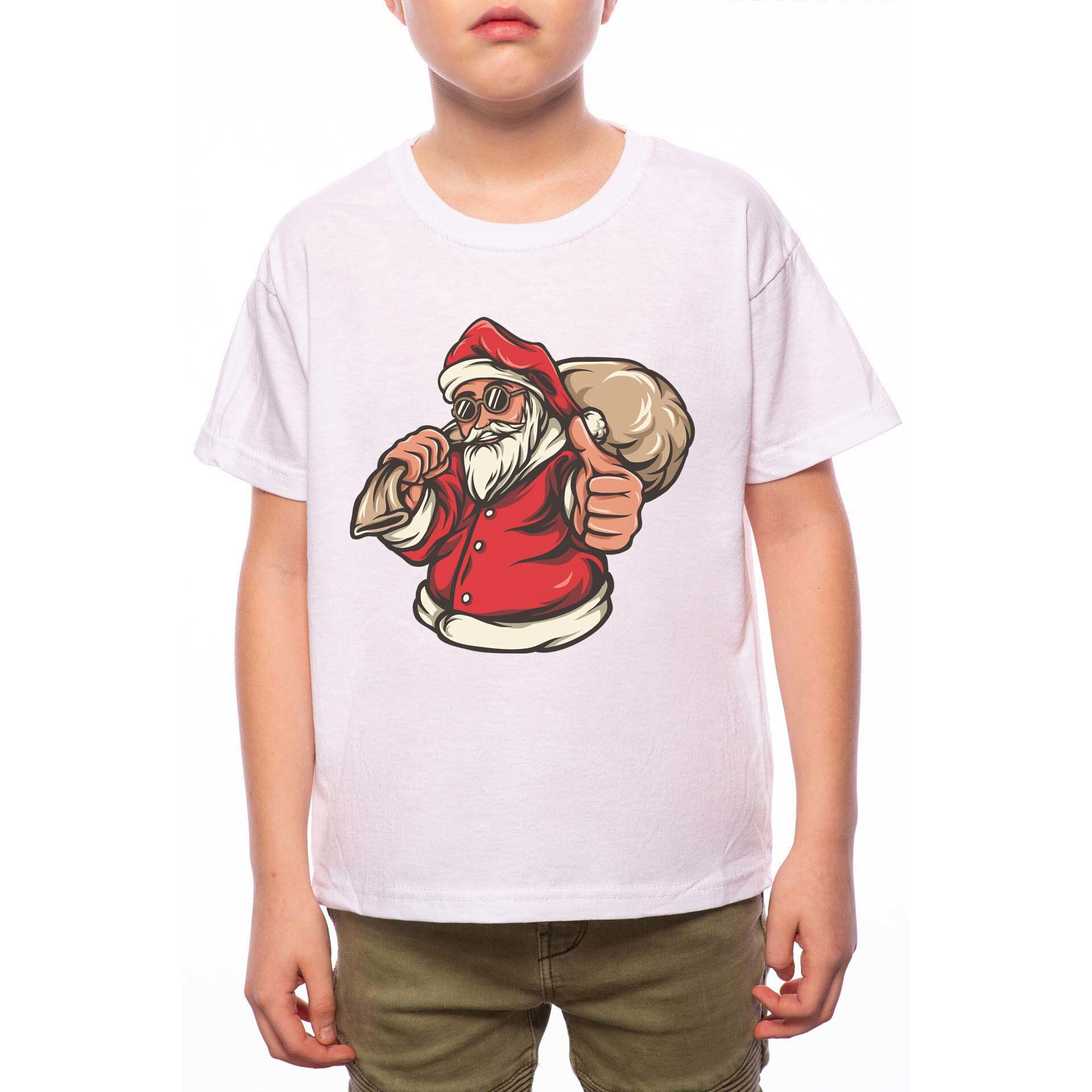 Tricou Baiat, Santa's Bag, 100% Bumbac, G176, Alb