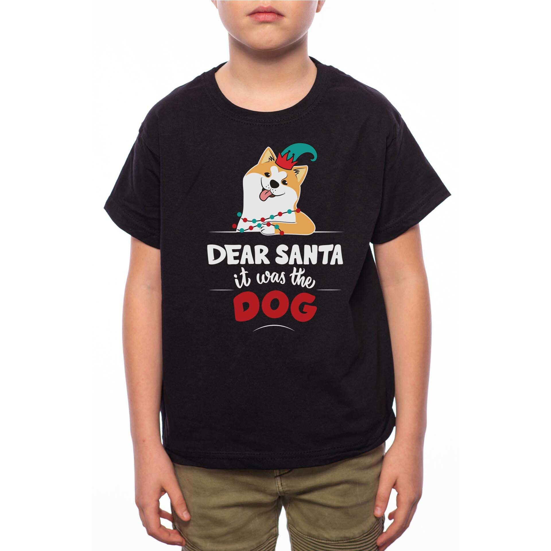 Tricou Baiat, It Was The Dog, 100% Bumbac, G177, Negru