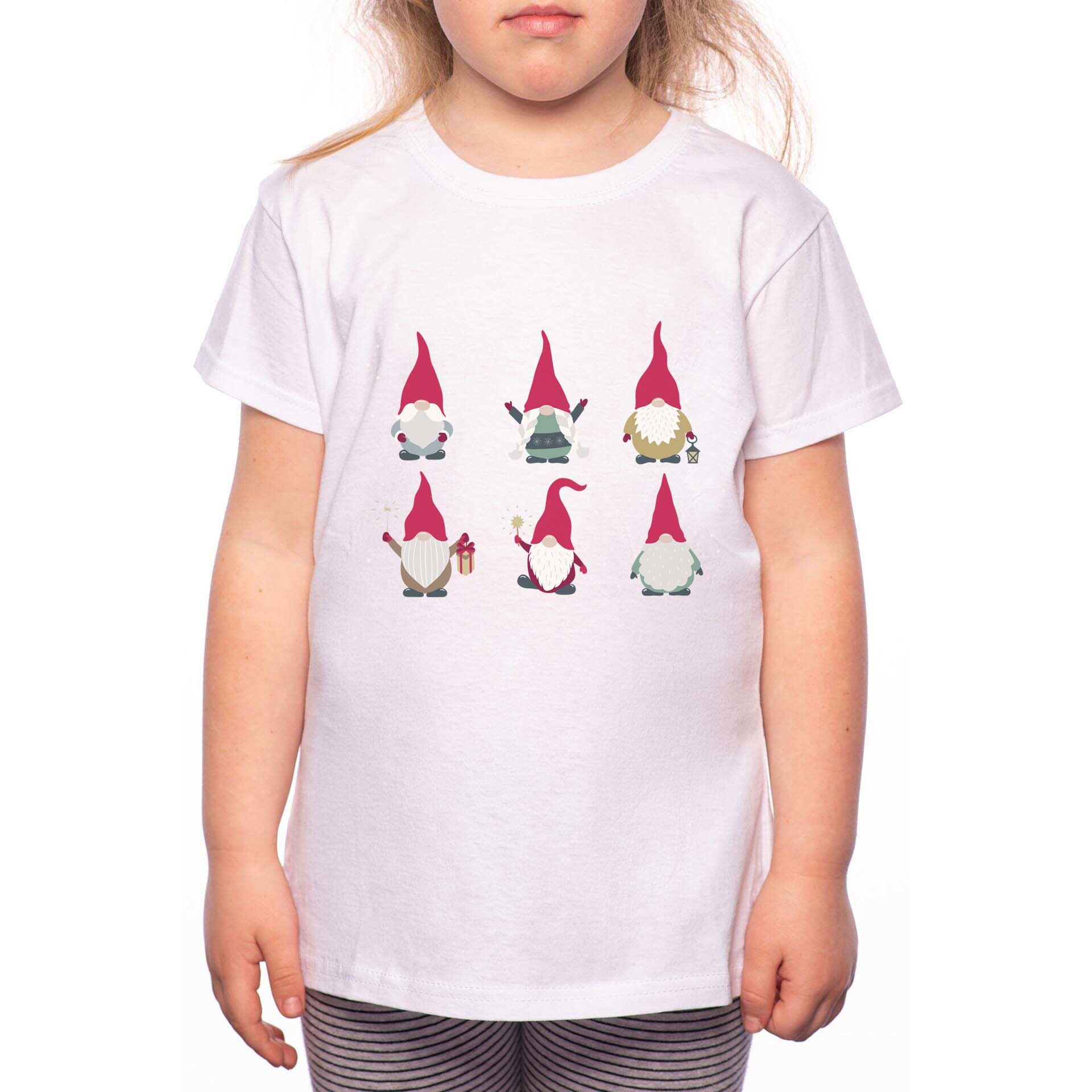 Tricou Fetita, Winter Dwarves, 100% Bumbac, R192, Alb