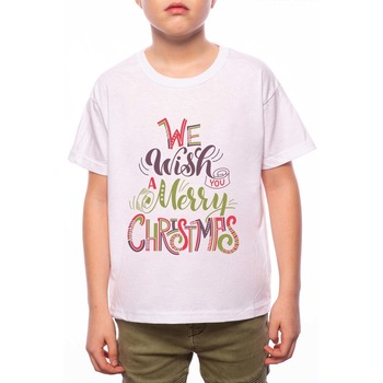 Tricou Baiat, Felicitation, 100% Bumbac, B212, Alb Tricou Baiat, Felicitation, 100% Bumbac, B212, Alb