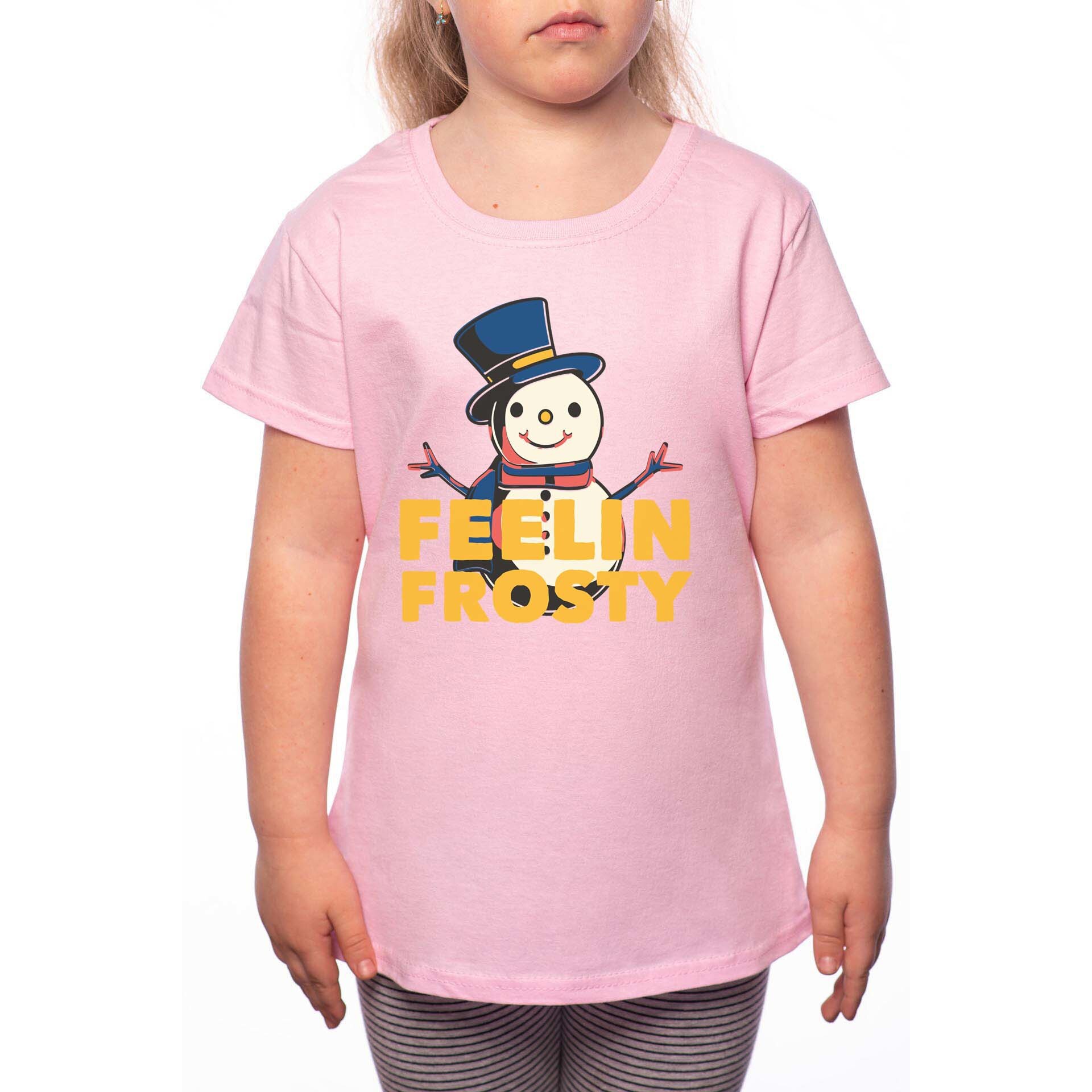 Tricou Fetita, Feelin' Frosty, 100% Bumbac, P215, Roz
