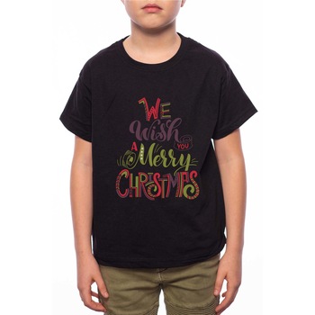 Tricou Baiat, Felicitation, 100% Bumbac, B212, Negru Tricou Baiat, Felicitation, 100% Bumbac, B212, Negru