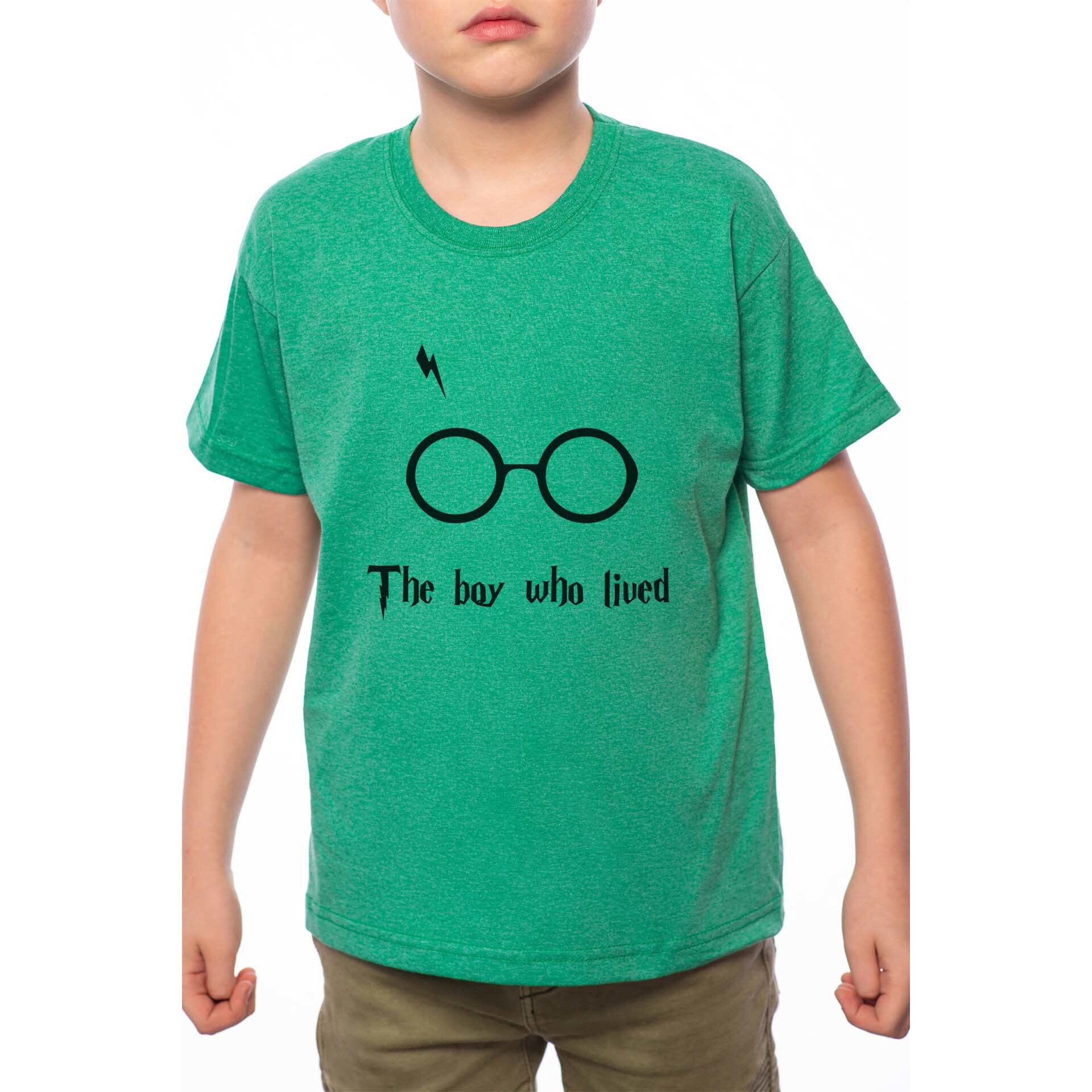 Tricou Baiat, The Boy Who Lived, 100% Bumbac, W232, Verde
