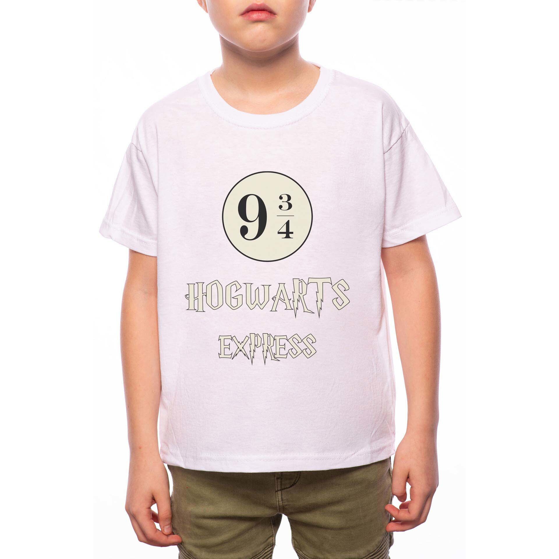 Tricou Baiat, Hogwarts Express, 100% Bumbac, B236, Alb