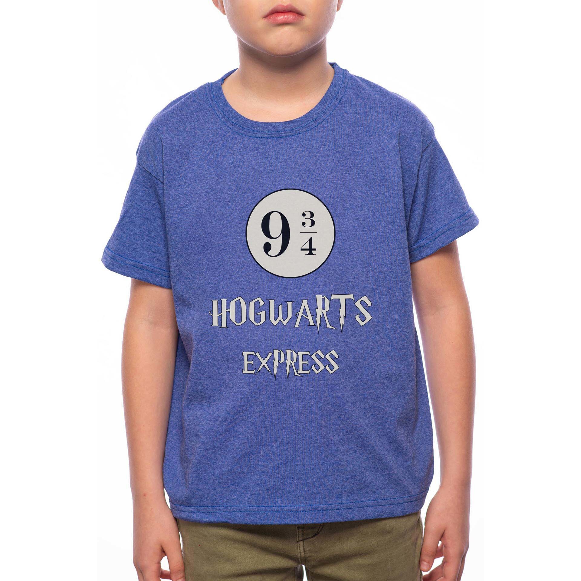 Tricou Baiat, Hogwarts Express, 100% Bumbac, B236, Albastru