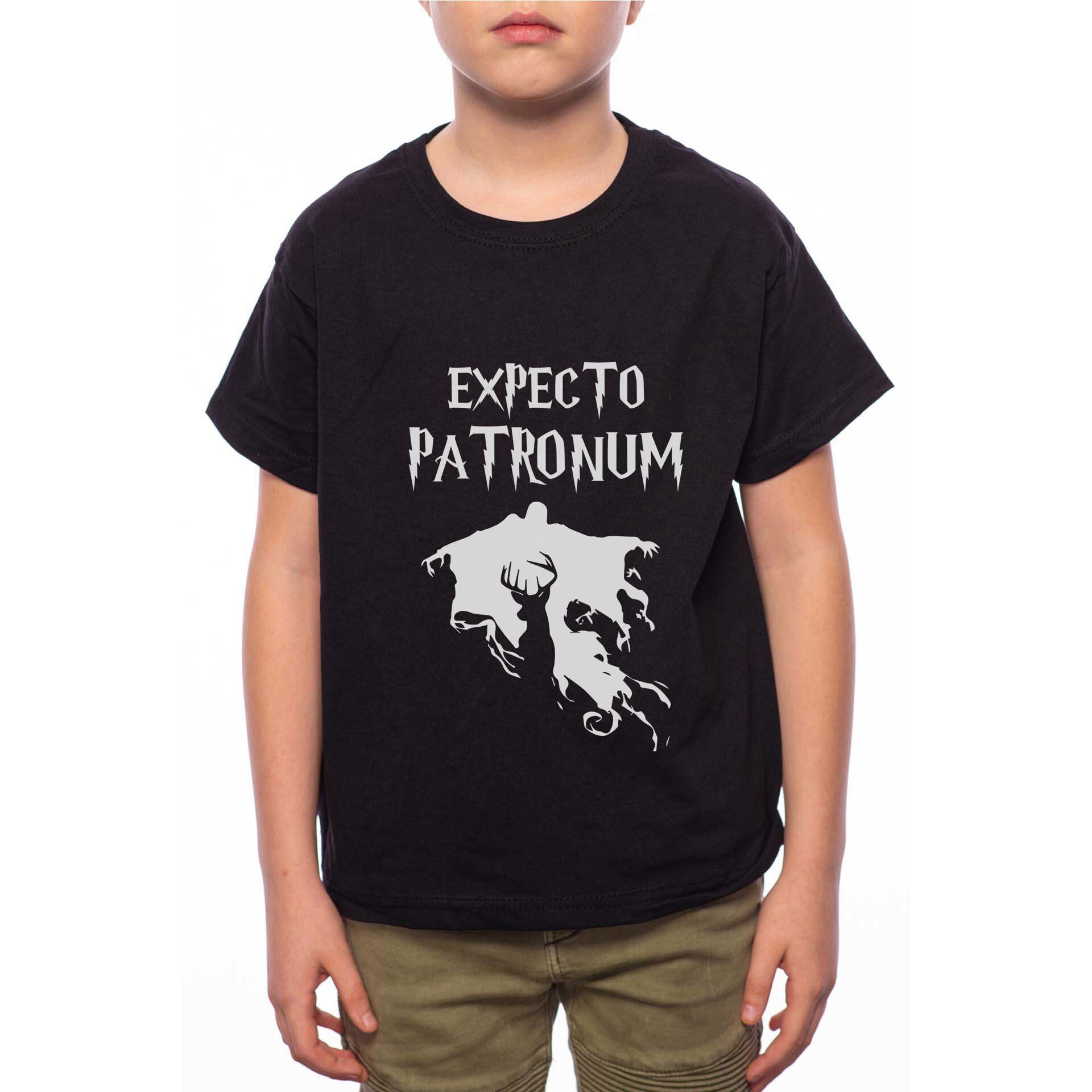 Tricou Baiat, Expecto Patronum, 100% Bumbac, W237, Negru