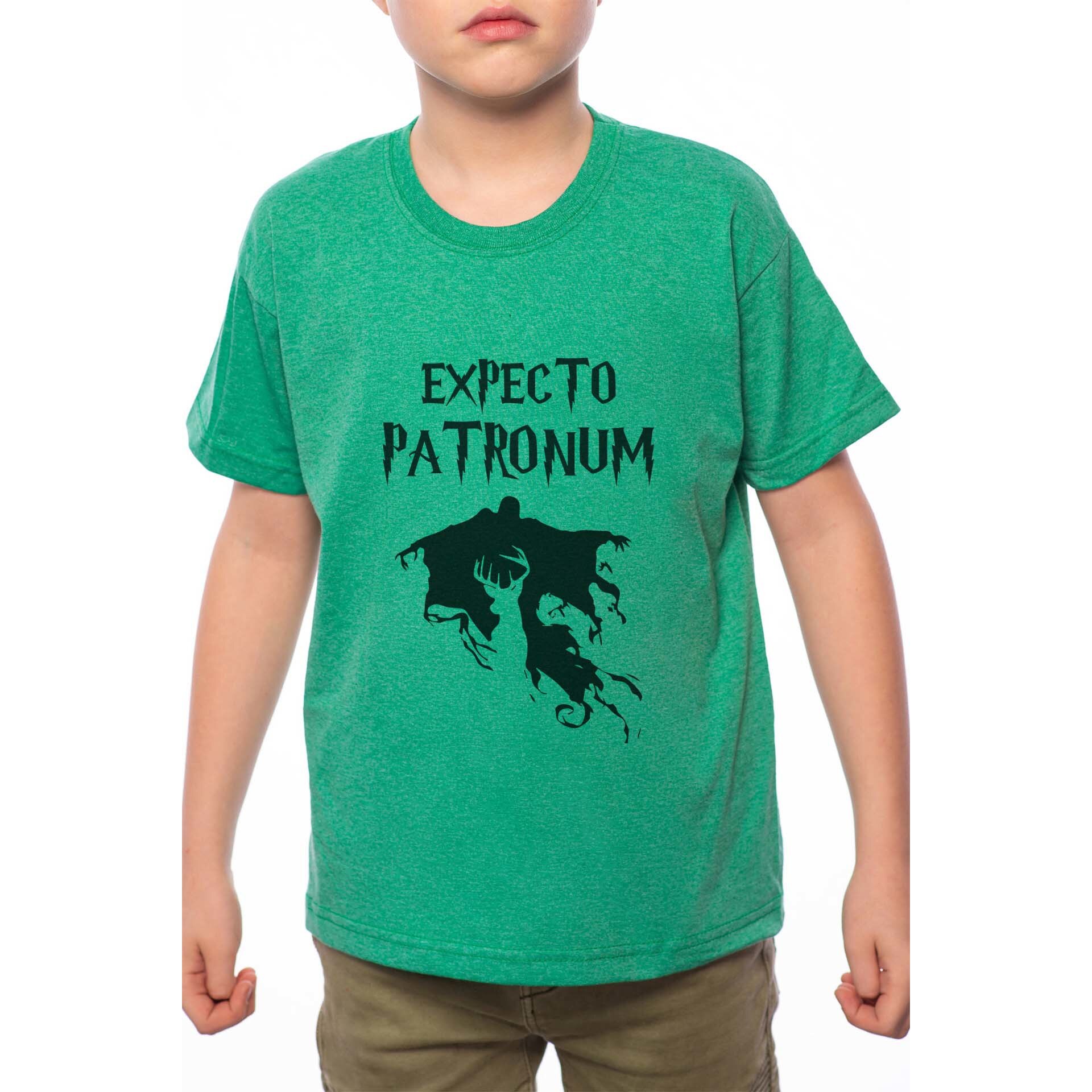 Tricou Baiat, Expecto Patronum, 100% Bumbac, W237, Verde