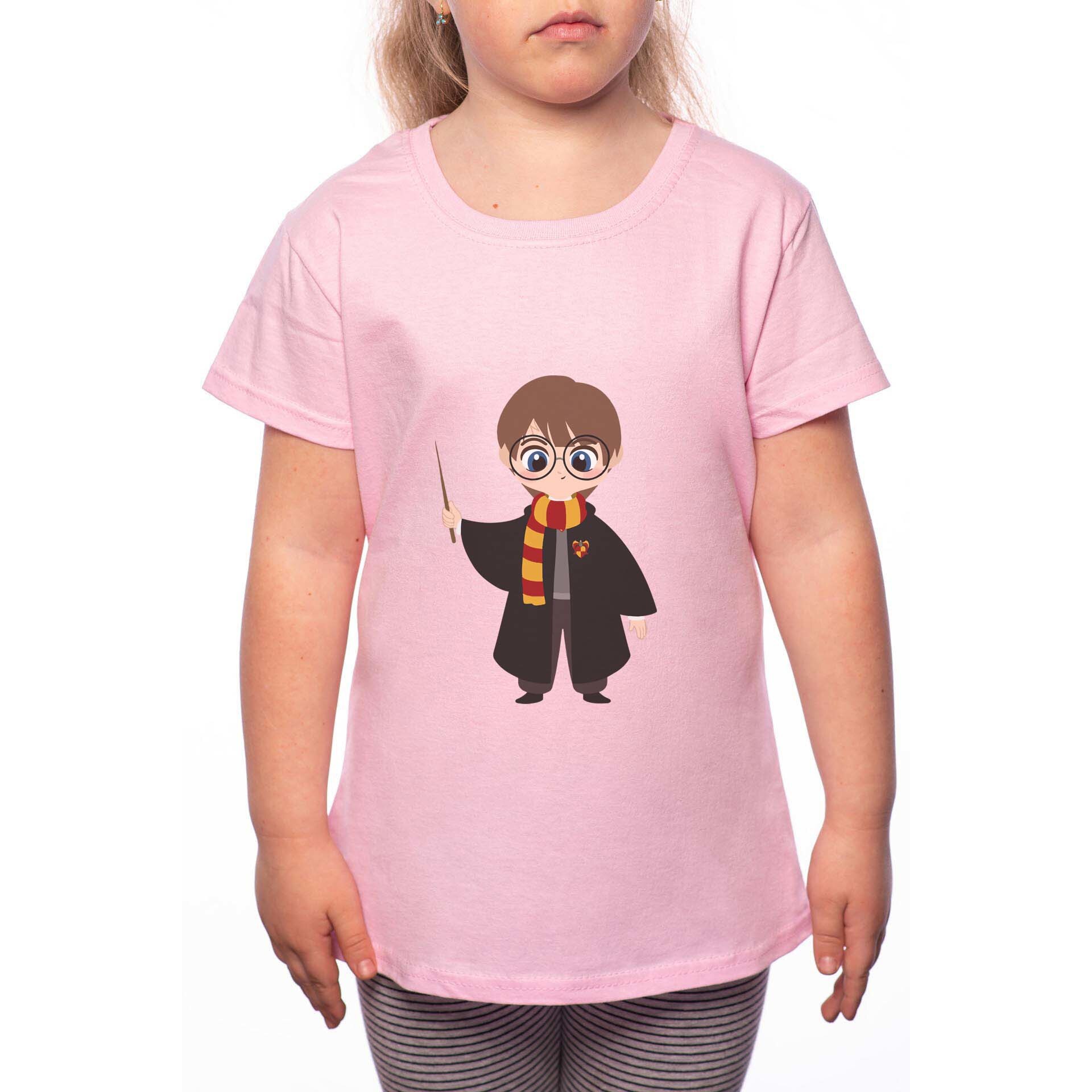 Tricou Fetita, Harry Potter Animated, 100% Bumbac, R241, Roz