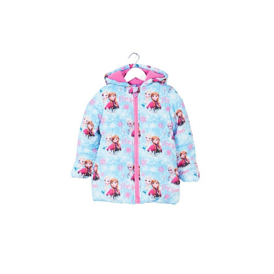 Geaca copii Disney Frozen model 52286026, Albastru/Roz