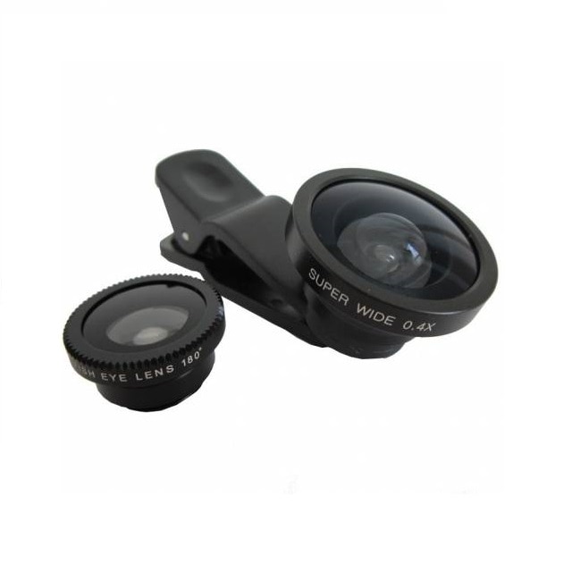 Set lentile Wide Angle Selfie 0.4X pentru smartphone, Negru, TCL-BBL3354