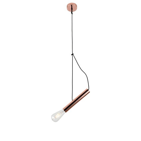 Suport pentru bec, Montaj E27, 40x400 mm, Rose Gold