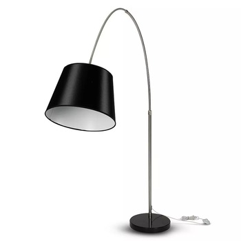 Lampa LED de Podea V-TAC, Soclu E27, Abajur Negru Lampa LED de Podea V-TAC, Soclu E27, Abajur Negru