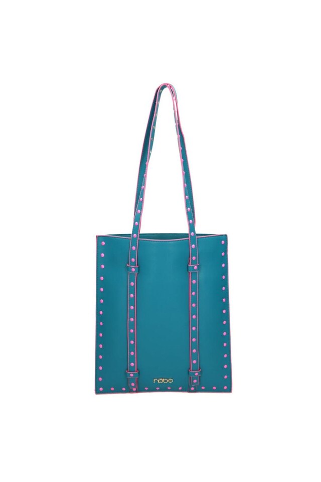 Geanta Nobo, Piele ecologica, Albastru