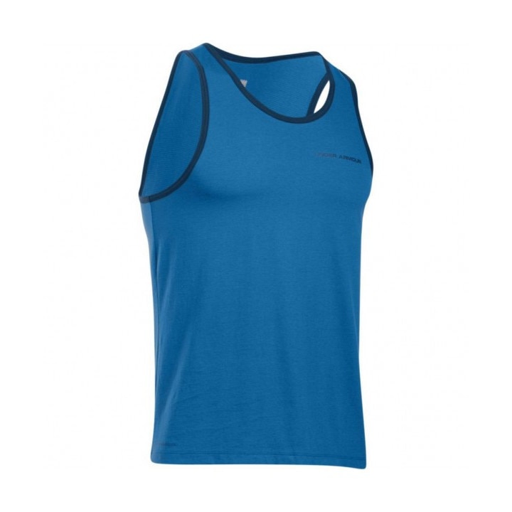 Maieu Charged Tank, Under Armour, Bumbac, Albastru