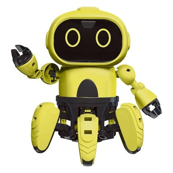 Robotel demontabil si interactiv cu ecran led si doua functii, pentru copii, 12 x 12 x 16 cm Robotel demontabil si interactiv cu ecran led si doua functii, pentru copii, 12 x 12 x 16 cm
