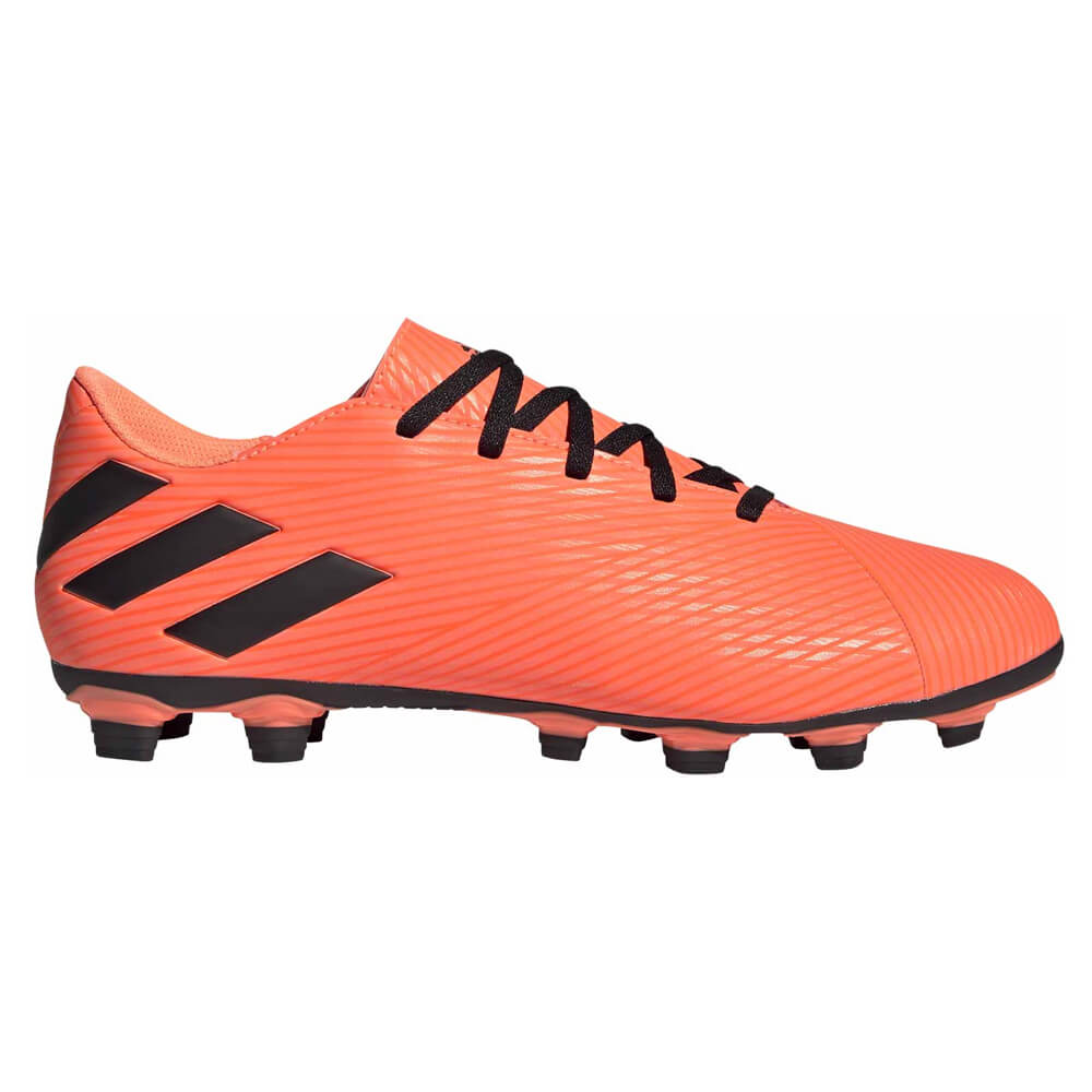 Ghete Fotbal Adidas Nemeziz 19.4 FxG, portocaliu, barbati