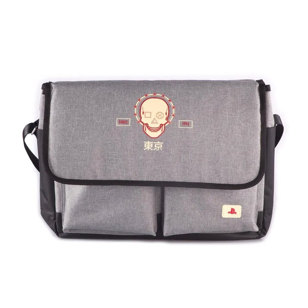 Rucsac Playstation - Biker Messenger Bag with Puff Print