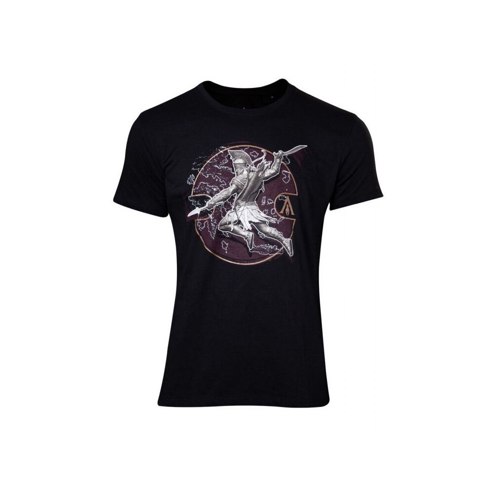 Tricou Bioworld Difuzed Assassin's Creed Odyssey - Alexios Destiny T-shirt, Size M