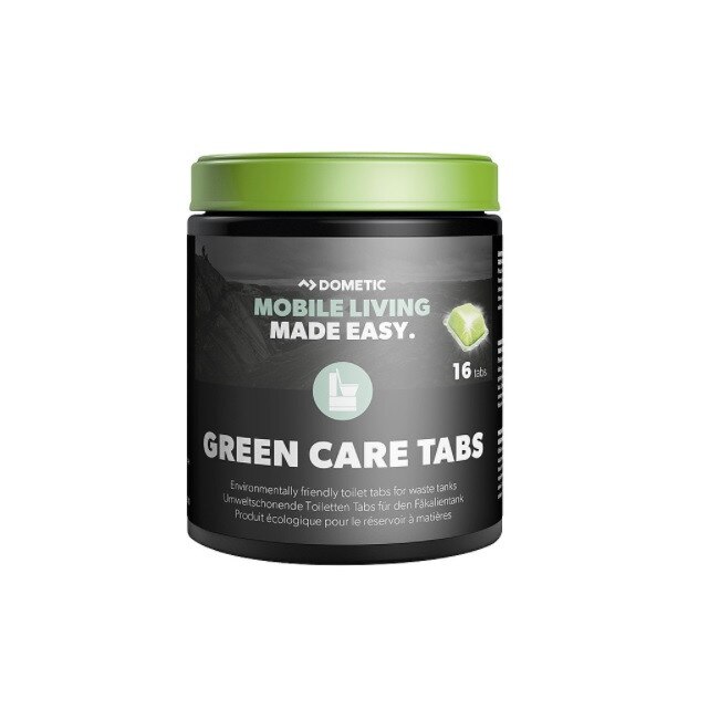 Tablete sanitare GreenCare verde, 16 buc