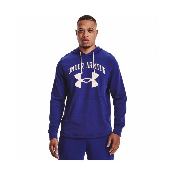 Hanorac Under Armour Rival Terry Big Logo, Bumbac, Albastru
