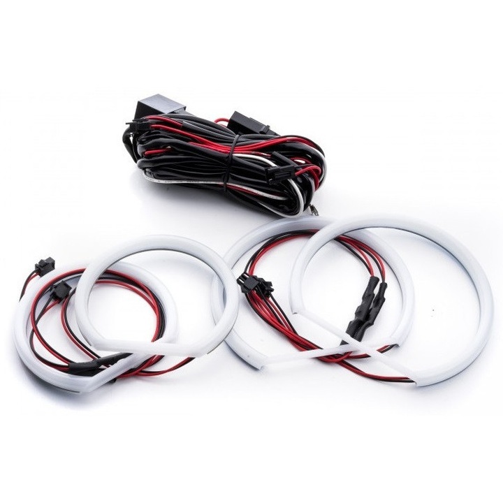 Kit Angel Eyes LED COTTON pentru BMW X3 E83 - 2x106mm si 2x131mm