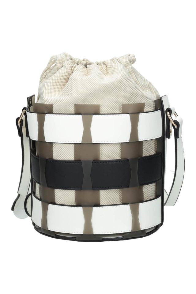 Geanta NBAG-I5130-CM00, Nobo, Piele ecologica, 26x25x15 cm, Alb