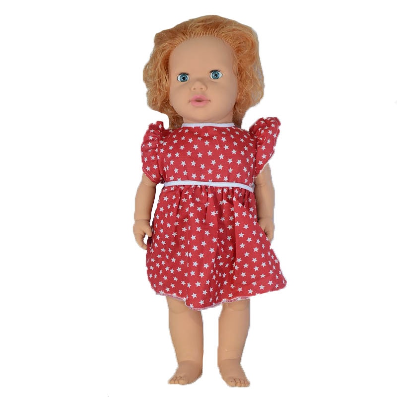 Papusa fetita 60 cm pentru fete 3+ ani Mini Junior 056228-1, Multicolor