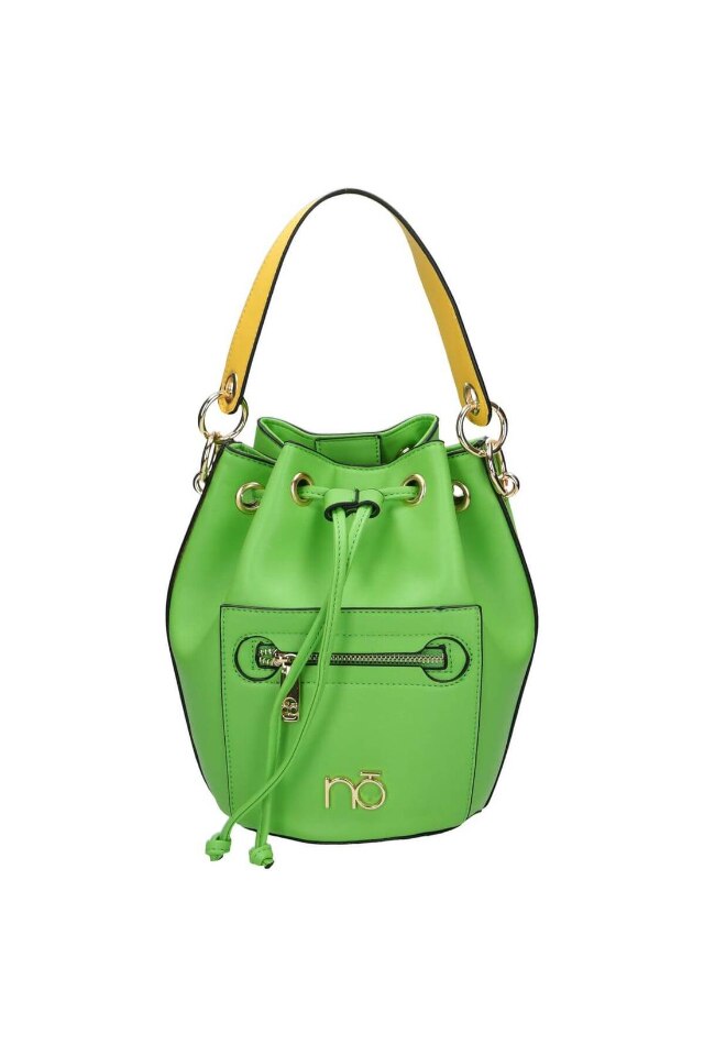 Geanta de mana, NOBO, NBAG-I0640-C008, Piele ecologica, Verde