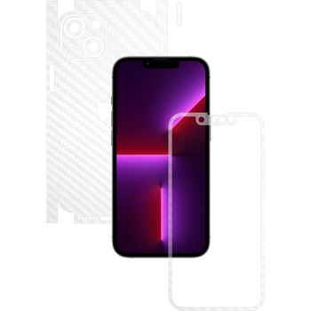 Folie Protectie Carbon Skinz pentru Apple iPhone 13 Mini - Carbon Transparent 360 Cut, Skin Adeziv Full Body Cover pentru Rama Ecran, Carcasa Spate si Laterale Folie Protectie Carbon Skinz pentru Apple iPhone 13 Mini - Carbon Transparent 360 Cut, Skin Adeziv Full Body Cover pentru Rama Ecran, Carcasa Spate si Laterale