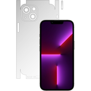 Folie Protectie Spate Invisible Skinz HD pentru Apple iPhone 13 Mini - Siliconica Ultra-Clear cu taiere 360 Cut pentru Carcasa Spate si Laterale, Skin Adeziv Transparent Folie Protectie Spate Invisible Skinz HD pentru Apple iPhone 13 Mini - Siliconica Ultra-Clear cu taiere 360 Cut pentru Carcasa Spate si Laterale, Skin Adeziv Transparent