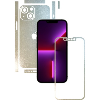 Folie Protectie Carbon Skinz pentru Apple iPhone 13 Mini - Crystal White Sidef Split Cut, Skin Adeziv Full Body Cover pentru Rama Ecran, Carcasa Spate si Laterale Folie Protectie Carbon Skinz pentru Apple iPhone 13 Mini - Crystal White Sidef Split Cut, Skin Adeziv Full Body Cover pentru Rama Ecran, Carcasa Spate si Laterale
