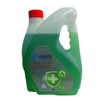 Sapun lichid dezinfectant cu extract organic de Aloe Vera, Epiderm Protect 4000 ml Sapun lichid dezinfectant cu extract organic de Aloe Vera, Epiderm Protect 4000 ml