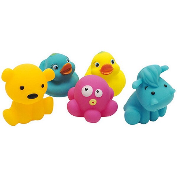 Set animalute din plastic pentru baita, Unikatoy, Water Fun