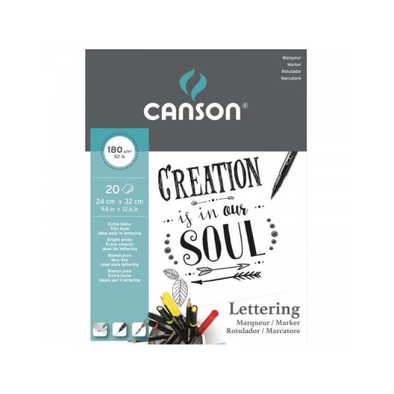 Bloc de desen pentru caligrafie Canson