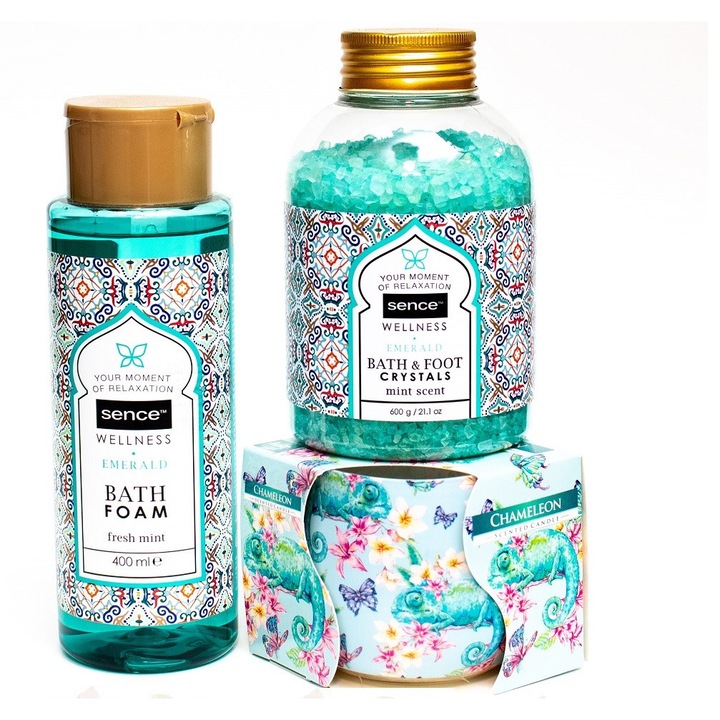 Set Cadou pentru Ea, Wellness Relax Mint, 1020 ml