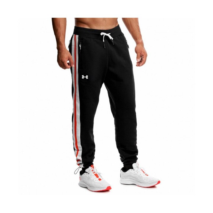 Pantaloni sport Rival Flc, Under Armour, Bumbac, Negru, M