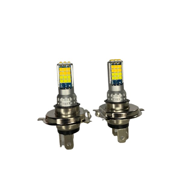 Set de 2 Becuri led H4, 3000LM, Double Color, lumini de ceata