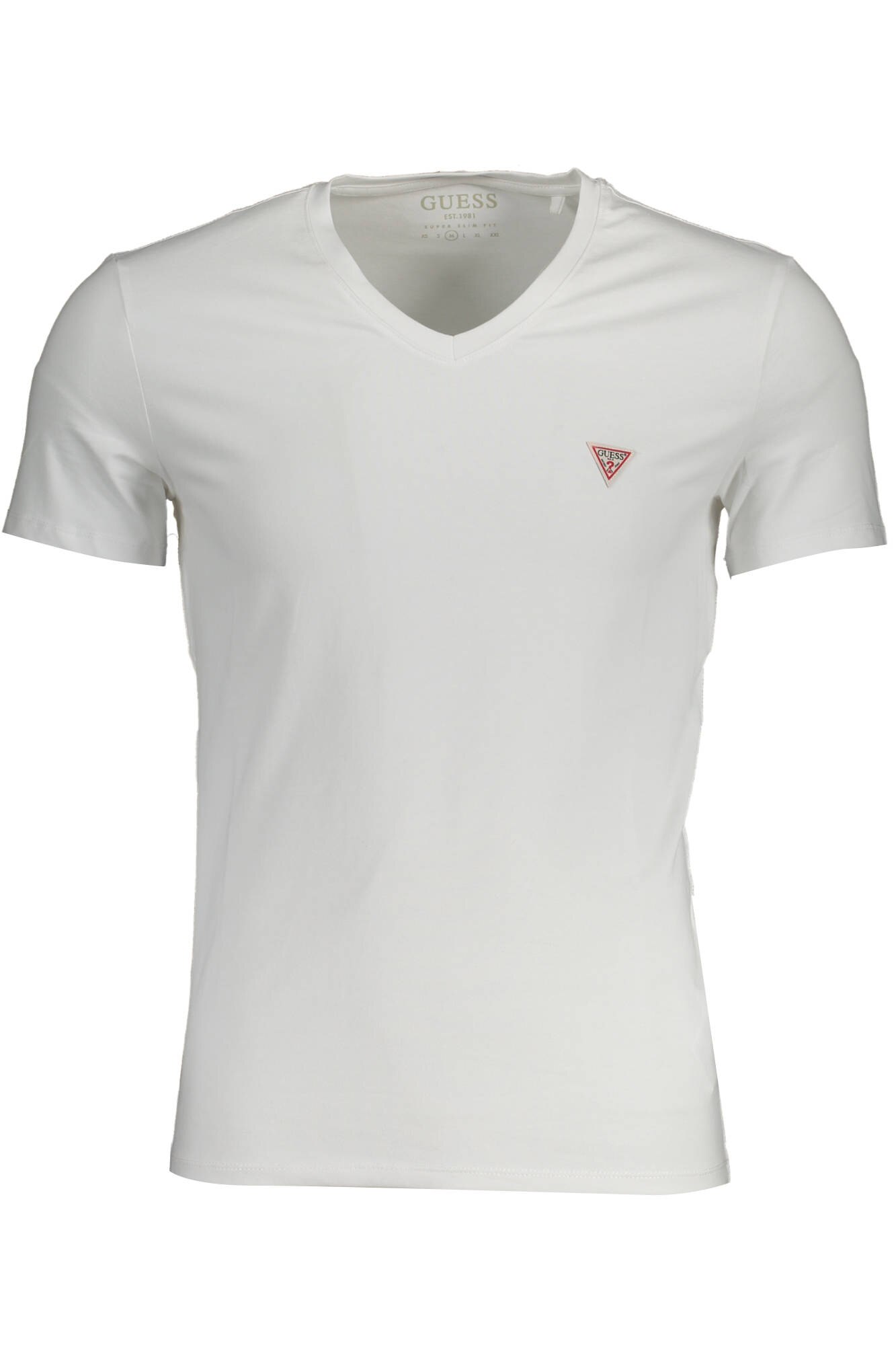 Tricou Barbati, GUESS JEANS, 9708827, Logo, Alb, L INTL