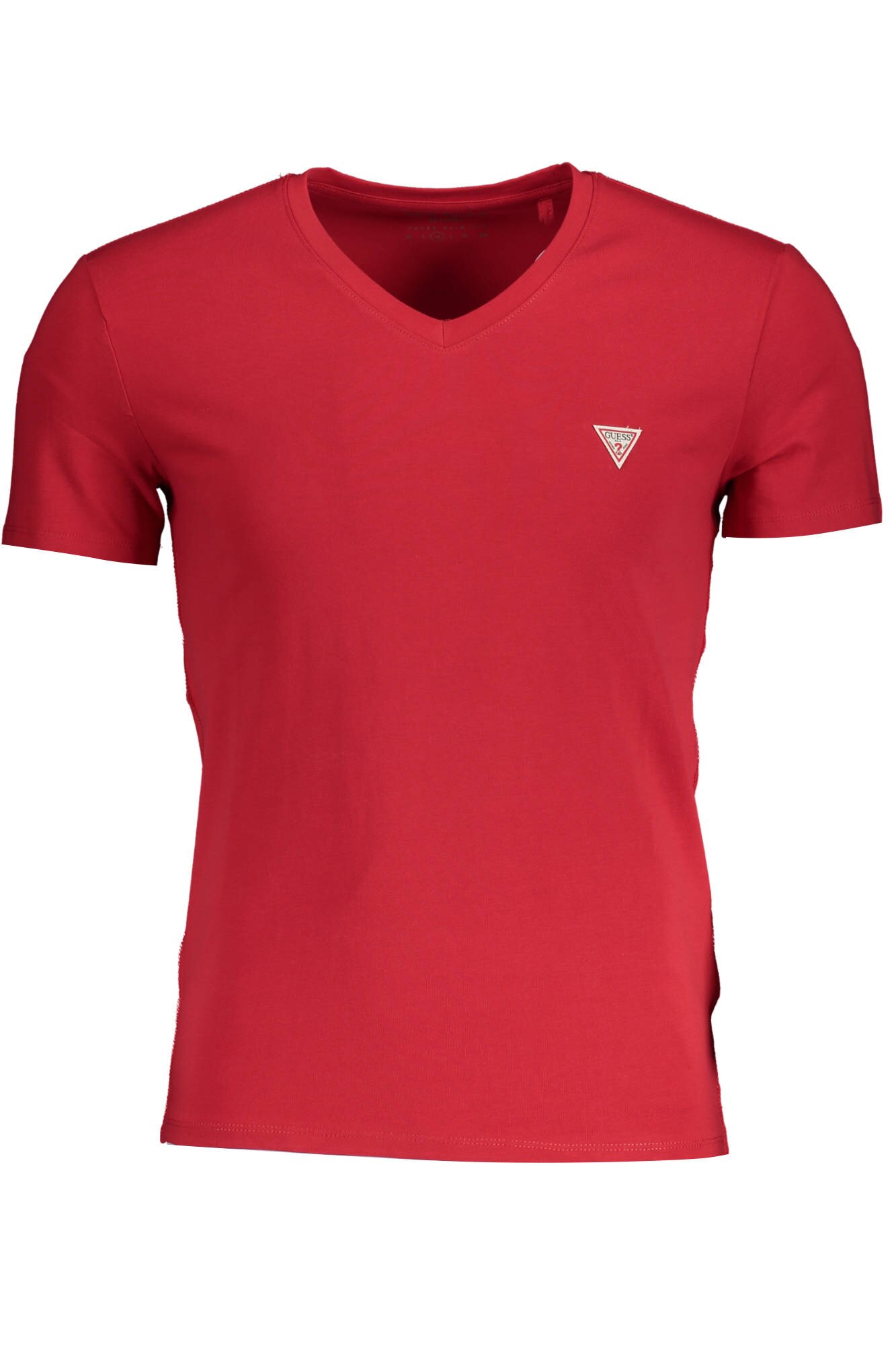 Tricou Barbati, GUESS JEANS, 9708831, Logo, Rosu, Rosu, L