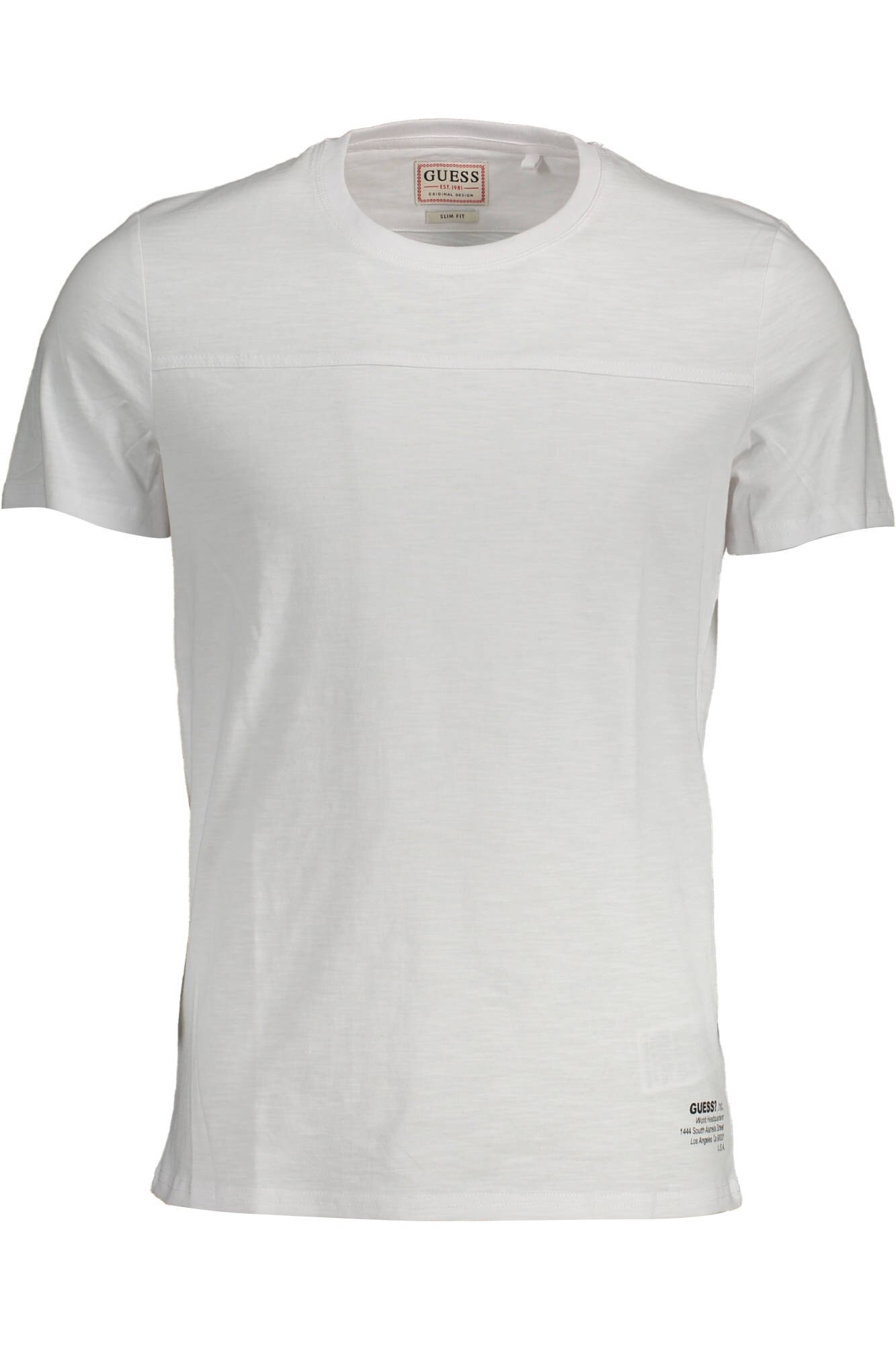 Tricou Barbati, GUESS JEANS, 9708865, Logo, Alb, Alb, L