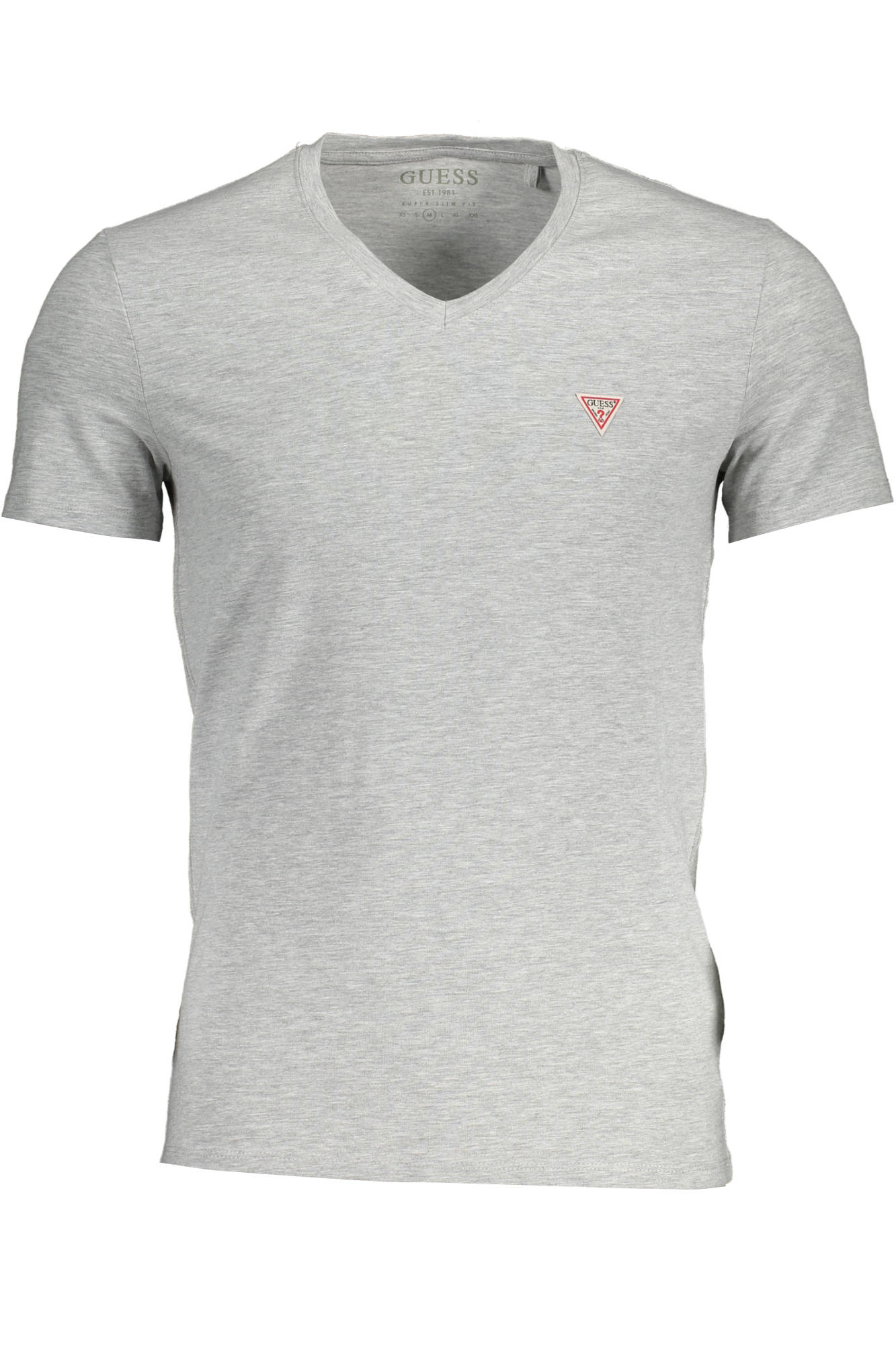 Tricou Barbati, GUESS JEANS, 9708830, Logo, Gri, Gri