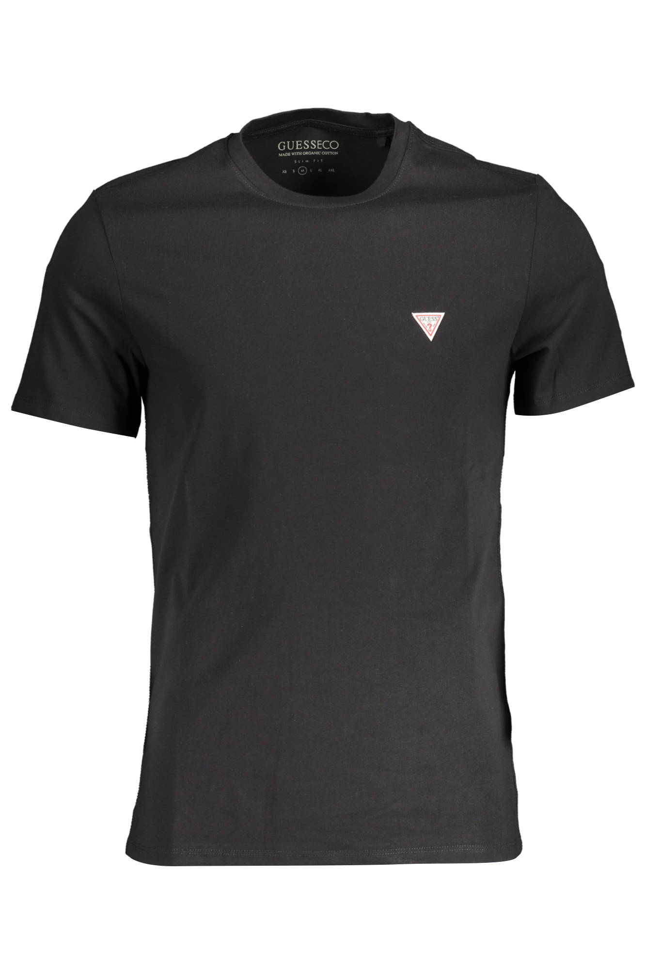 Tricou Barbati, GUESS JEANS, 9708836, Logo, Negru, 2XL INTL