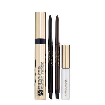 Set Machiaj Estée Lauder Essentiels, Macara Sumptuous Extreme 8 Ml, 2 x Double Wear Infinite Waterproof Eyeliner 01 Kohl Noir, 02 Espresso, Brow Now Stay-In-Place Brow Gel Clear Set Machiaj Estée Lauder Essentiels, Macara Sumptuous Extreme 8 Ml, 2 x Double Wear Infinite Waterproof Eyeliner 01 Kohl Noir, 02 Espresso, Brow Now Stay-In-Place Brow Gel Clear