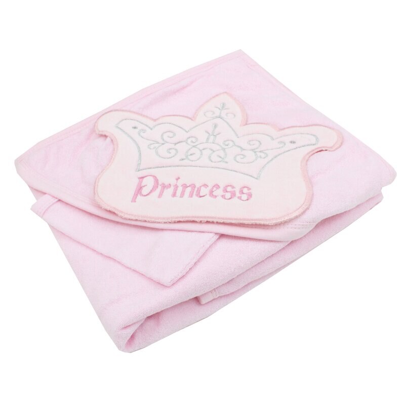 Prosop baie cu gluga, Princes, roz, 90 x 85 cm